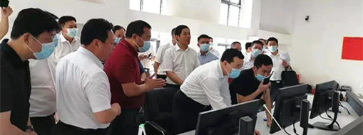 湖北省委常委、省委統(tǒng)戰(zhàn)部部長爾肯江·吐拉洪一行到大垸子泵站項目檢查指導工作